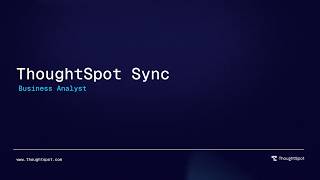 ThoughtSpot Sync