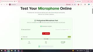 mictest.to – Browser Audio Analyzer