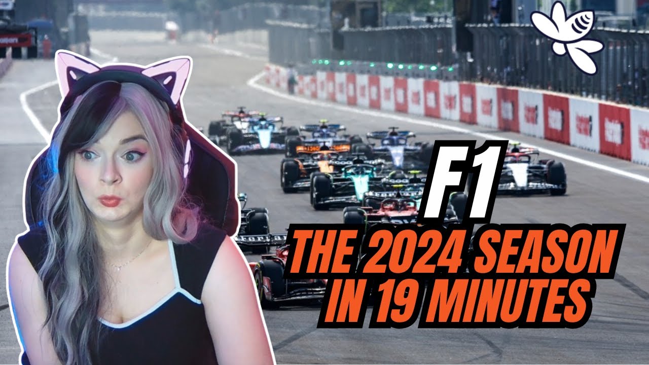 Reacting to The 2024 F1 Season in 19 Minutes | Girl React