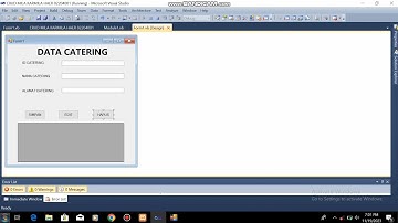 TUGAS MATAKULIAH PEMROGRAMAN VISUAL 1 MEMBUAT CRUD