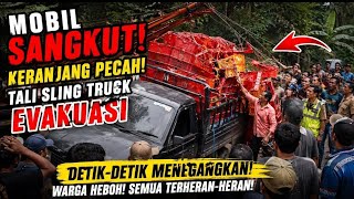 Mobil Sangkut, Keranjang Pecah!!
