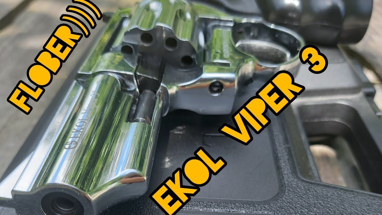 Ekol Viper 3 револьвер під набої Флобера огляд, тест/// 