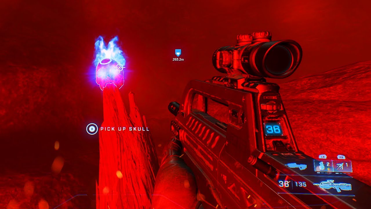 Halo Infinite Black Eye Skull Location Zeta Halo Skull Guide (Halo