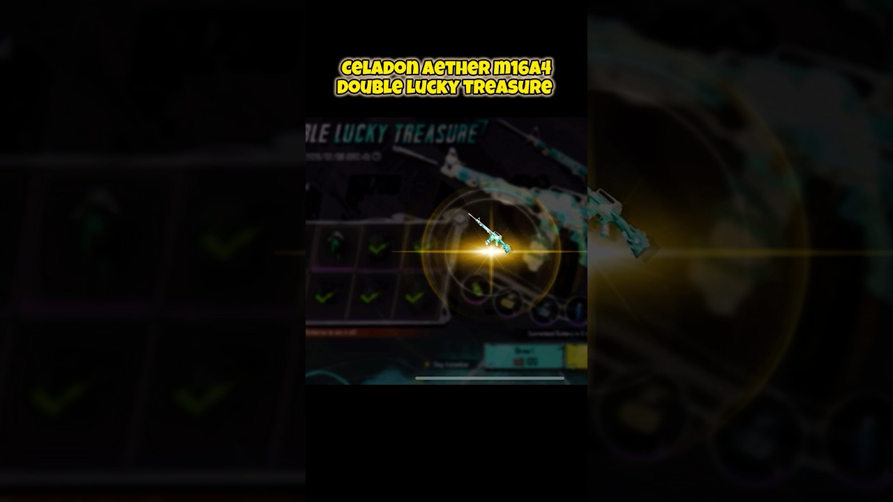 Открытие двойного счастливого сокровища Celadon Aether M16A4