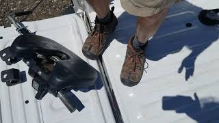 RAM Mopar 5th wheel hitch - Removal