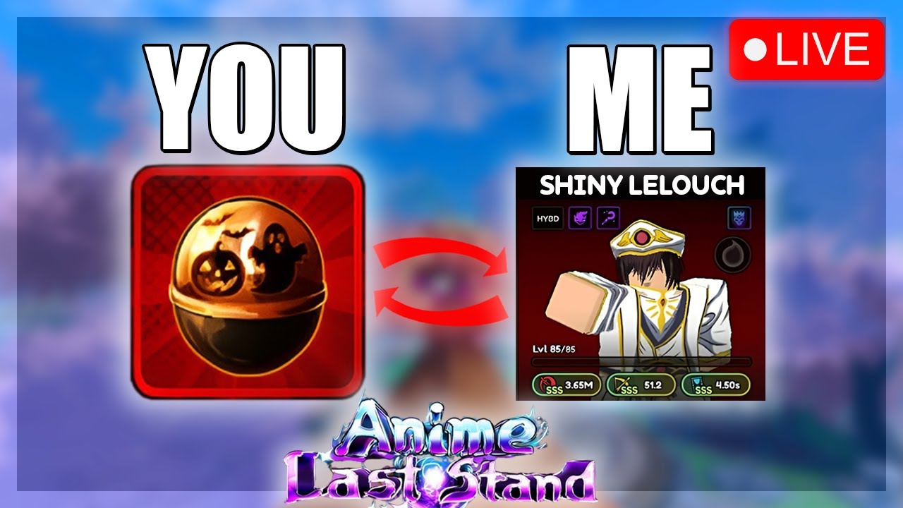 RAISING Halloween Capsules - YOUR CHANCE To Get SHINY LELOUCH! // Anime Last Stand