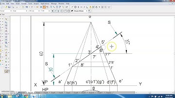 Engineering Graphics | Development | Cone Part 2