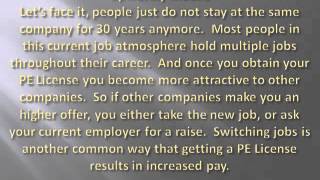 Does Salary Increase when you get a Professional Engineer (PE) License?