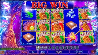 LIVE WINNING at MAX BET & BONUS!!! Return to Crystal Forest  FREE GAMES on 1c Wms Slot CASINO SLOTS screenshot 2