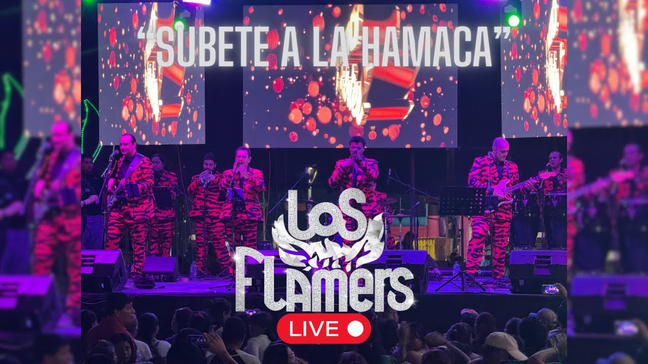 LOS FLAMERS - SUBETE A LA HAMACA (LIVE)