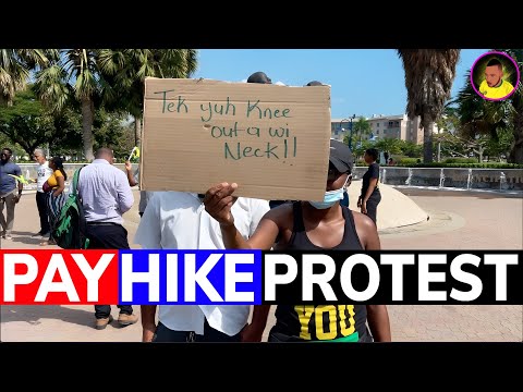 PROTEST against POLITICIANS salary INCREASE