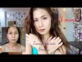 3mins makeup tutorial 👌👌|| curl or not?