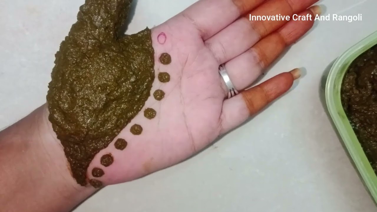 Gorintaku + Cone Outline Design | How To Draw Gorintaku Design On Hand | Gorintaku Designs |#henna