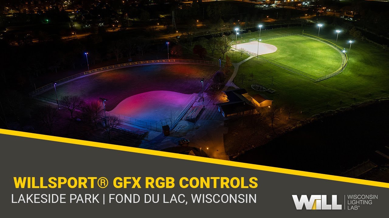Project Spotlight Shorts - WiLLsport® GFX RGB Controls at Lakeside Park, Fond du Lac, Wisconsin