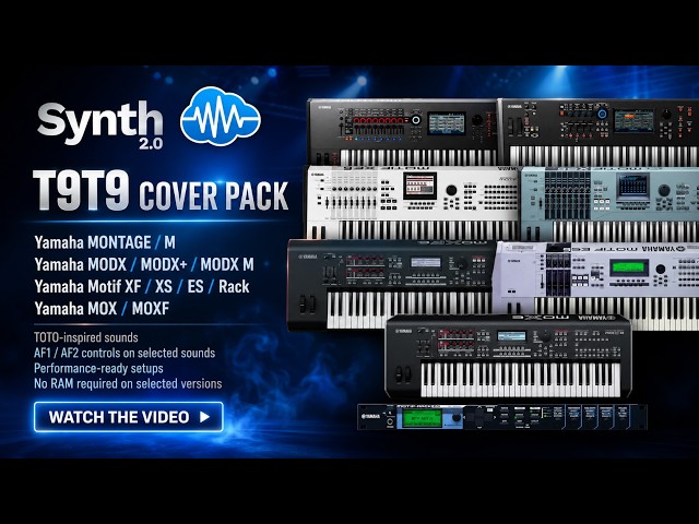 T9T9 COVER PACK | YAMAHA MONTAGE / MODX /+ / MOTIF XF - XS - ES