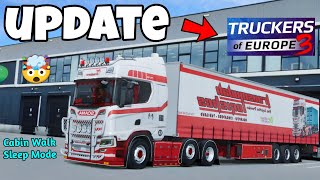 تحديث جديد للعبة Truckers of Europe 3 - ميزة Cabin Walk وتاريخ الإصدار 🔥✅ screenshot 5