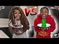 GUMMY VS REAL FOOD CHALLENGE !! ♥️