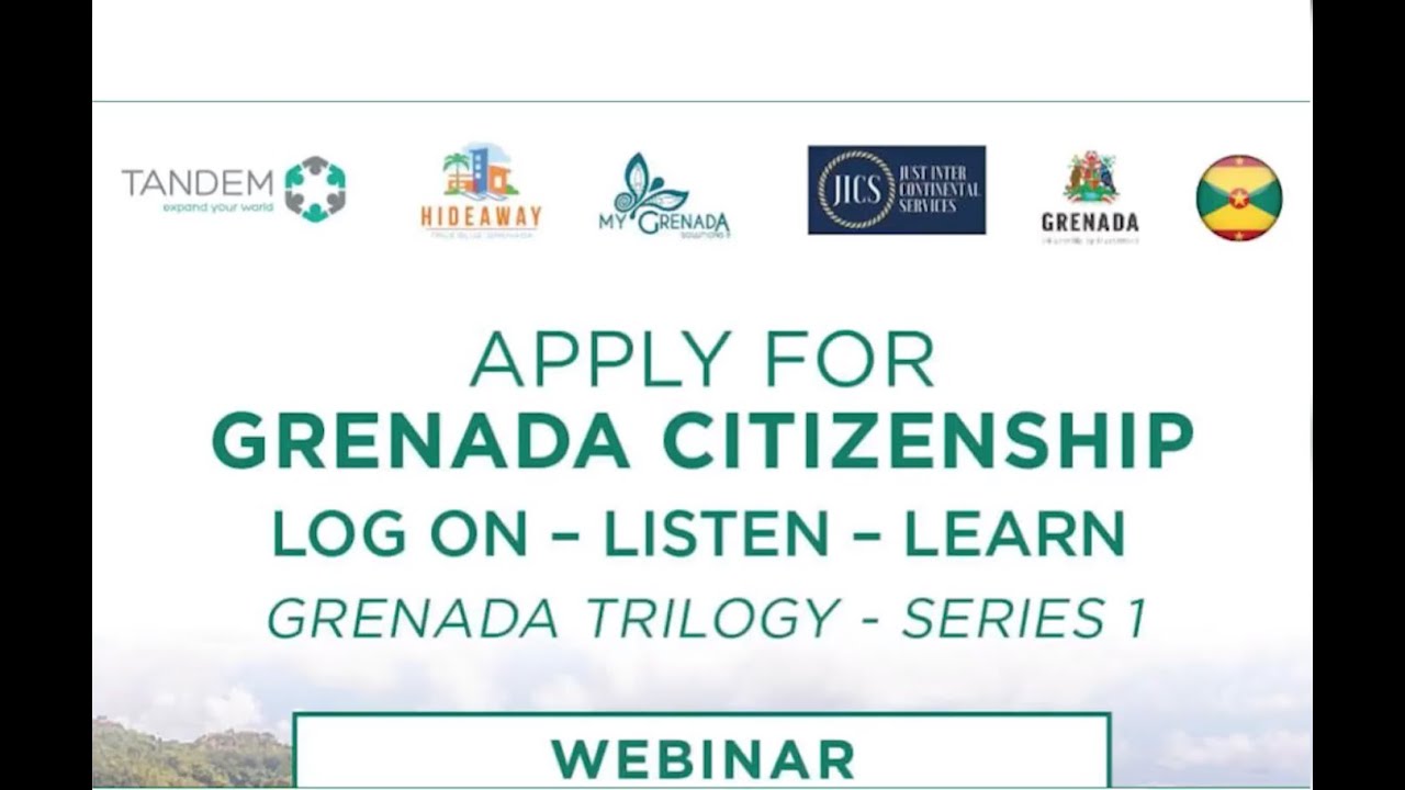 Apply for Grenada Citizenship – LOG ON – LISTEN – LEARN – Grenada Trilogy Series 1 - YouTube