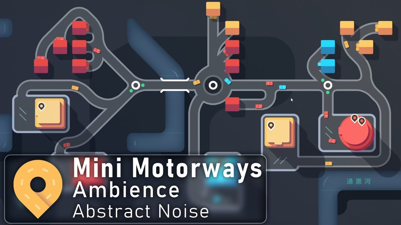 Abstract Ambience  |  Mini Motorways Ambience (Relaxing ASMR/Video Game Sleep Sounds)