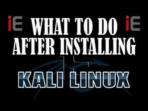Basic 5 Things To Do After Installing Kali Linux 2 0   YouTube 720p