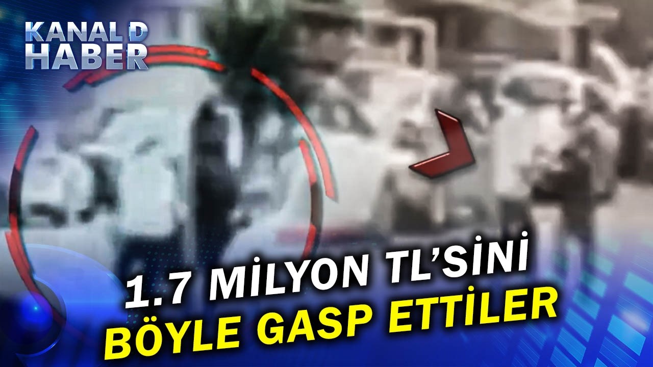 Banka Çıkışı Etrafını Gaspçılar Sardı, 1.7 Milyon Lira Saniyeler İçinde Çalındı!