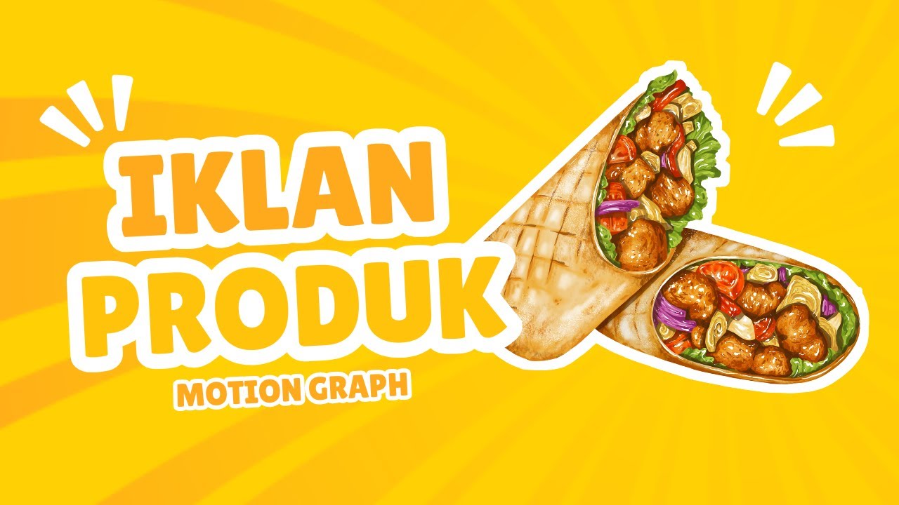 Motion Graphic | IKLAN PRODUK Burrito's | Alight Motion