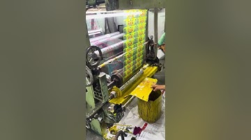 7 colour rotogravure printing machine - Manual Registration