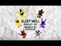 FNAF SFM Sleep Well By CG5 Animated Music Video FNAF 10th Anniversary Special