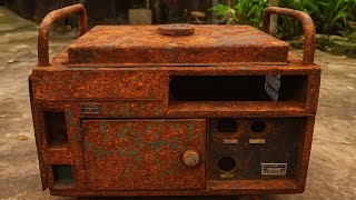 Fixing a Seriously Damaged HONDA Generator Found in Storage | Restoration of HONDA JAPAN Generator