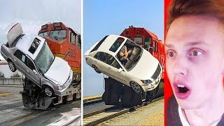 GTA 5 vs РЕАЛЬНАЯ ЖИЗНЬ Челлендж #2 GTA 5 vs РЕАЛЬНАЯ ЖИЗНЬ Челлендж #2