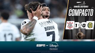 CORINTHIANS MARCA NO FIM, VENCE O ROSARIO CENTRAL E VAI ÀS QUARTAS DA LIBERTADORES | COMPACTO