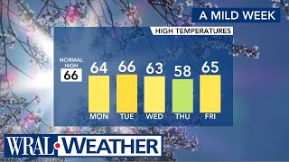 North Carolina Forecast: Cold morning makes way for sunny, mild afternoon 😎