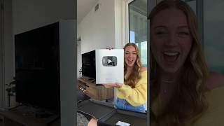 Unboxing Youtube Play Button ▶️ (Silver Creator Award) #Bravegang #Shorts #Playbutton