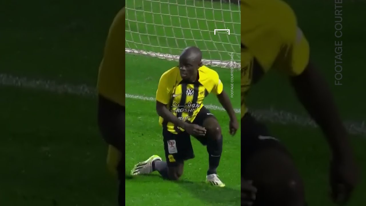 Only N'GOLO KANTE is this chill after scoring a 96th-min equaliser 🥺 