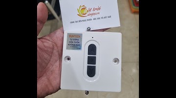 Hướng dẫn lắp cảm biến tự dừng cửa cuốn khi gặp vật cản SUNTECH V2