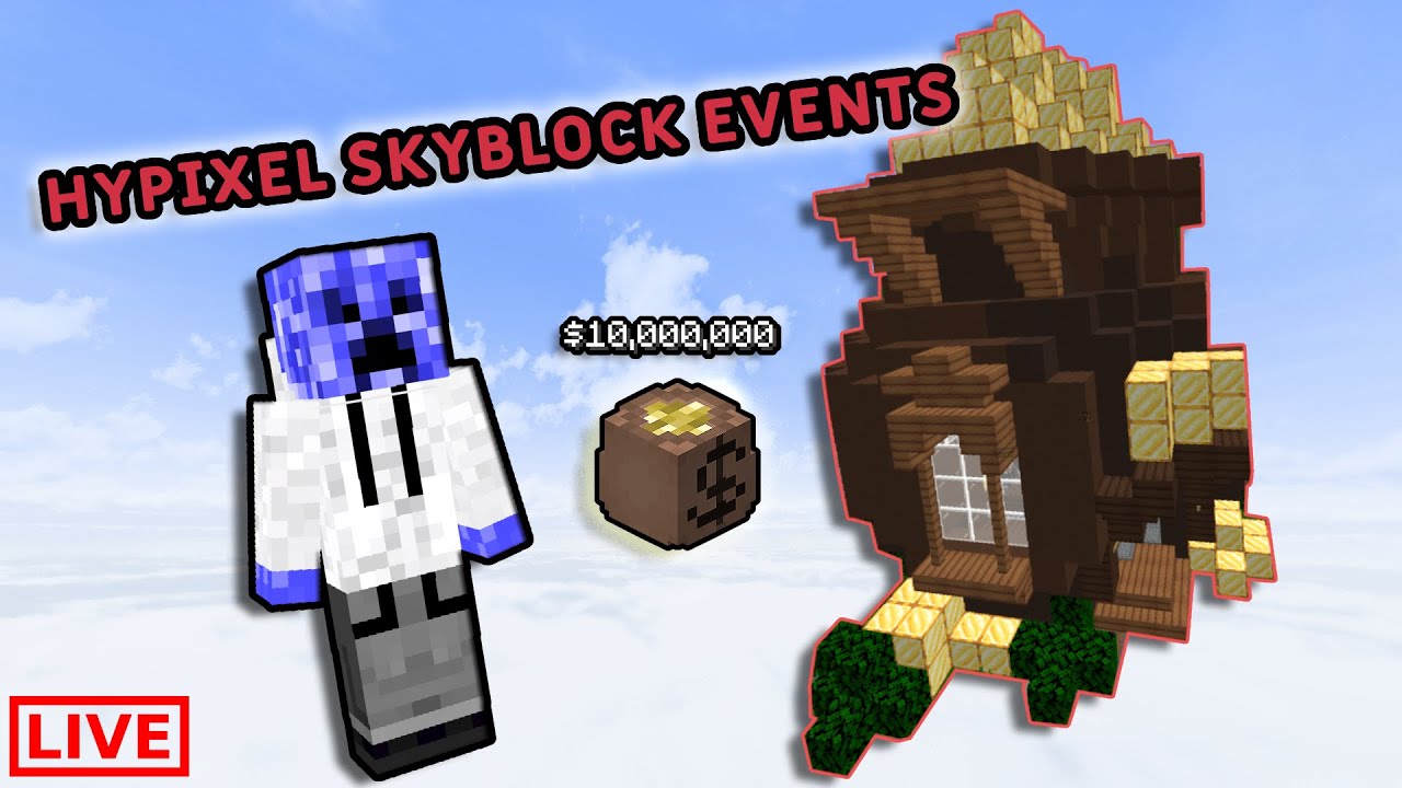 900 SUB STREAM? Playing Hypixel games! 1Mil Skyblock Giveaway Event at 900 SubsAqua G LIVE