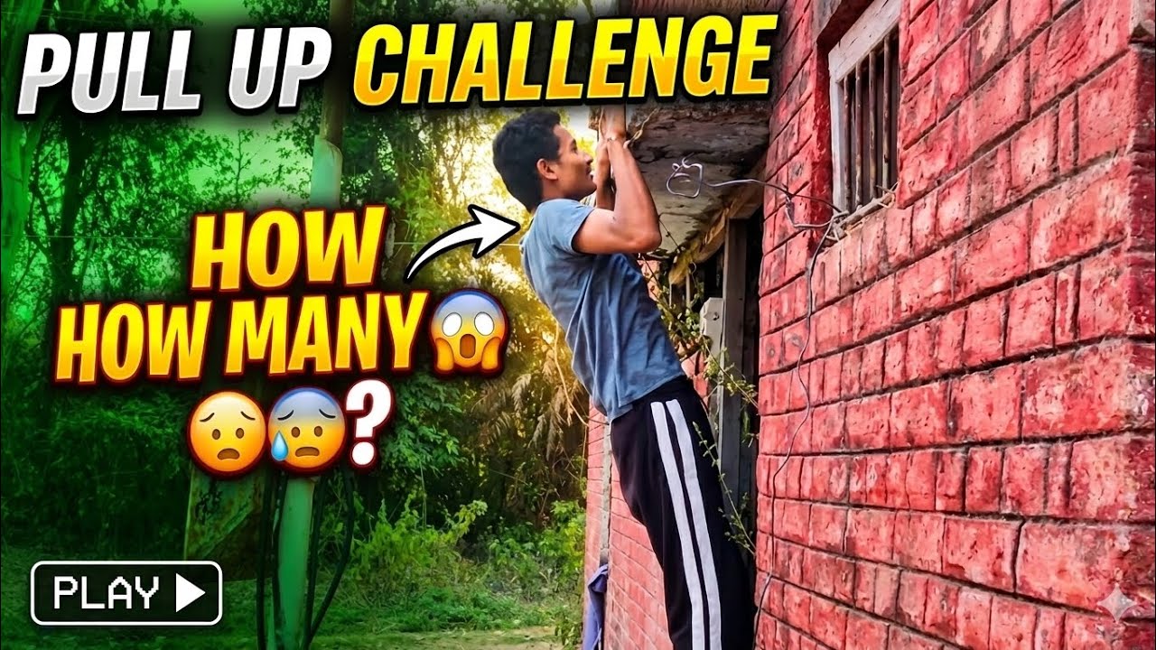 Aaj *PULL UPS CHALLENGE * Kiya 💪 ME VS ME 😂😂