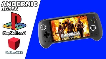ANBERNIC RG556 - Mercenaries Playground of Destruction - PlayStation 2/NetherSX2 v1.5 - Vulkan 1.5x.