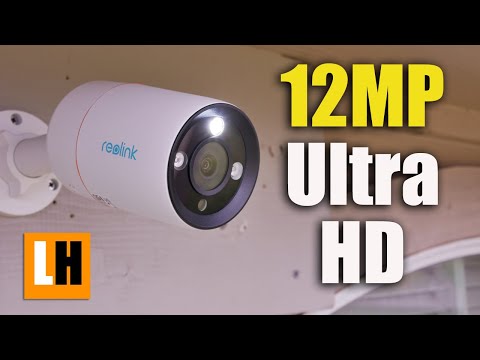 Reolink RLC -1212A - 12MP IP PoE NVR Camera - Unboxing, Features, Install, Video Quality