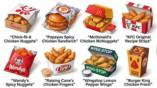 Every Fast Food Chicken Explained Part 2 in 10 Min