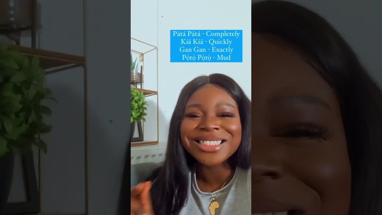 Four Yoruba words that repeat themselves