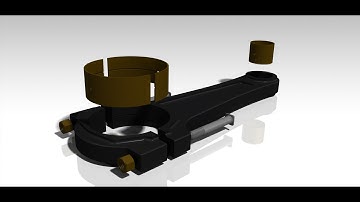 Connecting Rod Assembly Design | How To Make A Connecting Rod In CATIA V5 | Blueprints | CATIA V5R28