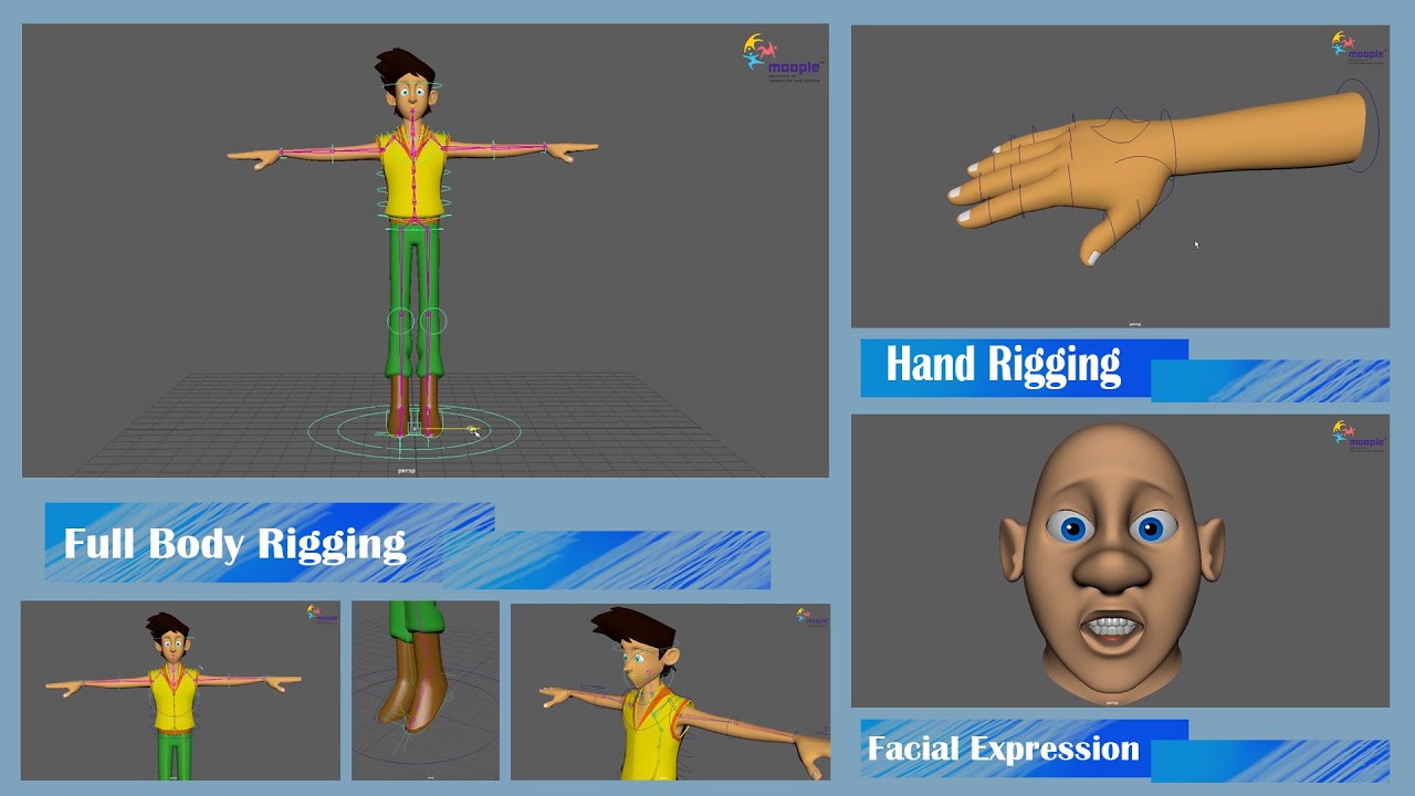 Pushed Expression Rigging Final Rigging Showreel 2023 || Sayantan Biswas || Character Rigging ...