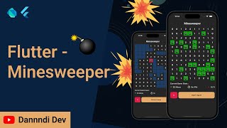 Full Tutorial Membuat Game Minesweeper Menggunakan Flutter screenshot 4