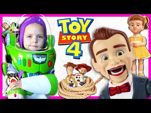 Toy Story 4 Benson and Gabby Gabby Took My Toy Story 4 Toys | Buzz Lightyear Armor and Jet Pack!