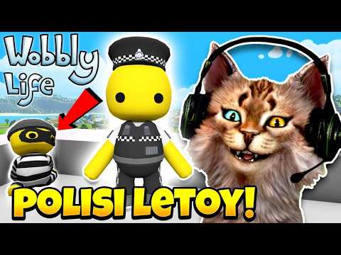 I’m 100% a WEAK COP !! 😹 - Wobbly Life Indonesia