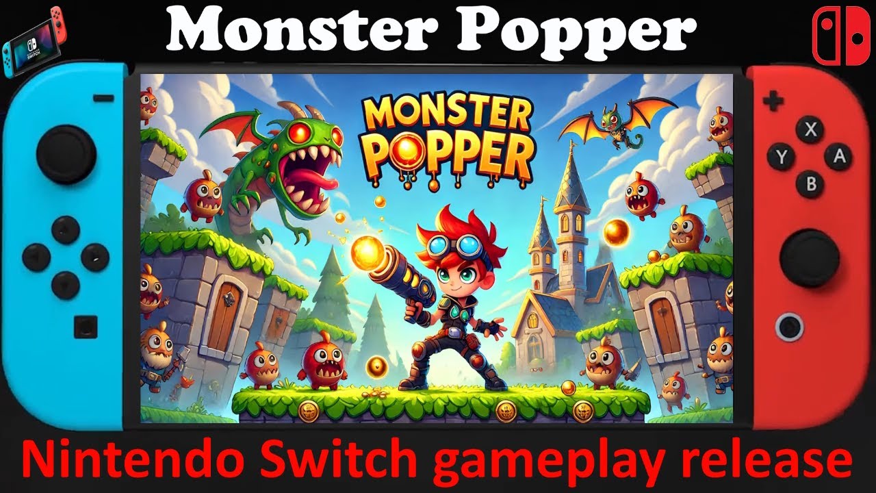 Monster Popper - Nintendo Switch gameplay release