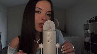 random ASMR triggers & up-close whisper rambling