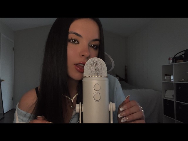 random ASMR triggers & up-close whisper rambling