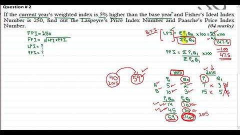 Index numbers part 6